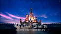 create a happy birthday video of the disney intro