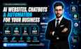 develop ai website, ai chatbot, ai integration and ai automation