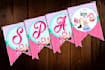 make printable customized banner or pennant for your event