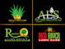 design lawn care logo with all files