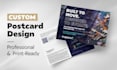 design a professional postcard for print and direct mail