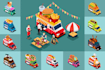 create isometric vector illustration