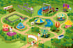 draw beautiful map in vector illustration