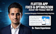 fix flutter app bugs, crashes, performance issues quickly and professionally