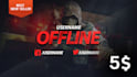 design a twitch offline screen