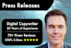 write a press release designed to get you noticed