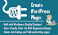 create wordpress plugins for you