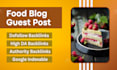 publish guest post on food and beverage blog