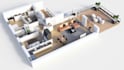 create 3d floor plan, exterior and interior, model sketchup