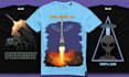 create graphic t shirt and merchandise design