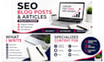 write engaging SEO blog articles in english and spanish