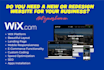 design wix website design or redesign wix website