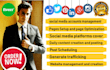 be your social media marketing manager and creative content creator