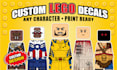design custom lego minifigures decals for your character