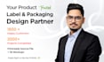 design eye catching product packaging and label with print ready files