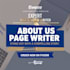 write a unique about us page for your website