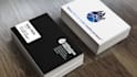 design business card with two concepts