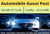 post do follow guest post on car, truck and automotive site