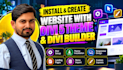 install and create website with divi theme and divi builder