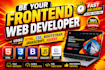 be your frontend web developer using HTML, CSS, bootstrap, javascript, jquery