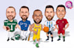 draw sports caricatures, cartoon caricatures