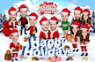 draw a custom winter holiday group caricature for christmas