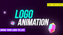 create a professional custom logo animation for your business