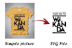 transform your picture to an svg file