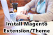 install magento 2 extension and theme
