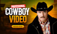 say anything you want as a cowboy in a video