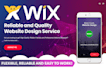create wix website or wix website design or wix redesign