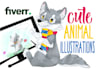 create adorable animal illustrations