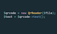 create decoder qr code with PHP script