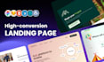 design a beautiful, high converting landing page