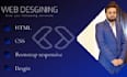 design the responsive website with bootstrap