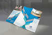design creative professional bifold or trifold brochure