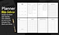 create printable planner, journal, logbook, etc