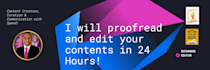 competently proofread and edit your content