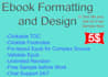 do professional ebook formatting, layout and design