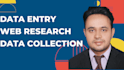 do perfect data entry and web research