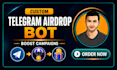 create telegram airdrop bot for you