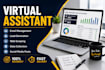 be your expert virtual assistant for data entry, web research, excel
