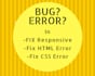 fix wordpress CSS error and responsive error