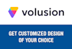 redesign your volusion store as per requirements