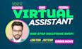 be your virtual assistant for personal, executive, admin tasks