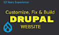 fix, develop, update, or upgrade drupal 9, 10 and 11 website