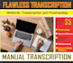 do manual typing and transcription of english in 24 hours