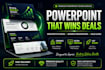 design powerpoint presentation for business, education and pitch deck
