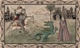 make a medieval woodcut style illustration