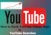 quickly rank your you tube video in first page using high quality backlinks
